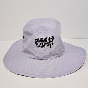 DUTCH‎ BROS Coffee Lt Purple Summer Sun Bucket Hat "GUARANTEED TO SATISFY"